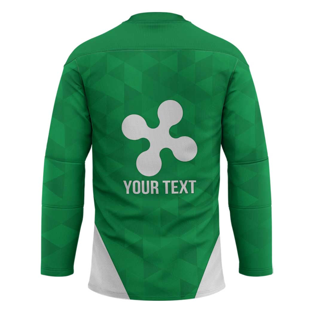 Personalized Italy Lombardy Hockey Jersey Inspiration Flags Style - Wonder Print Shop