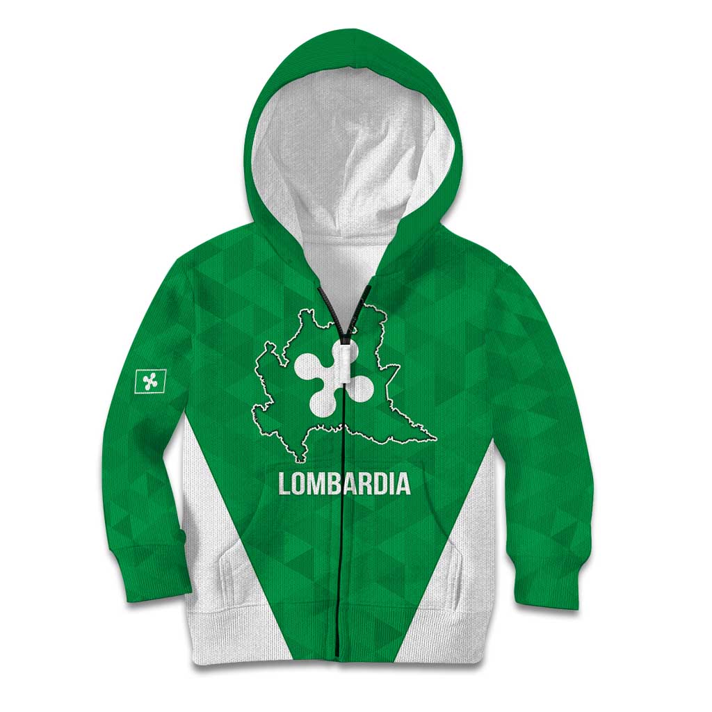 Personalized Italy Lombardy Kid Hoodie Inspiration Flags Style