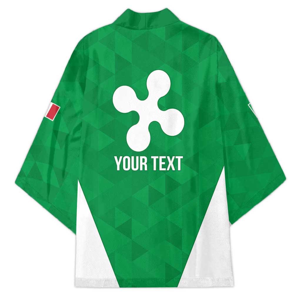 Personalized Italy Lombardy Kimono Inspiration Flags Style - Wonder Print Shop