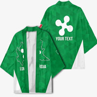 Personalized Italy Lombardy Kimono Inspiration Flags Style - Wonder Print Shop