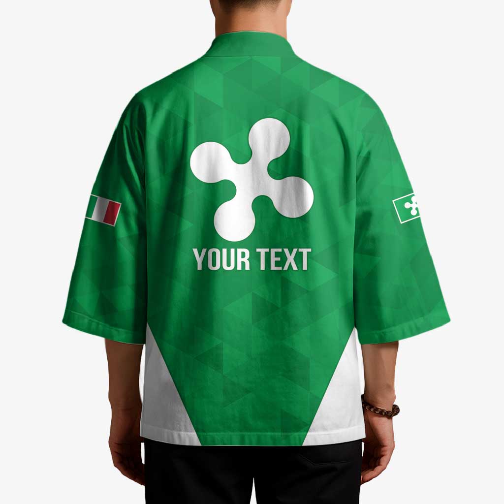 Personalized Italy Lombardy Kimono Inspiration Flags Style - Wonder Print Shop