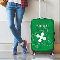 Personalized Italy Lombardy Luggage Cover Inspiration Flags Style