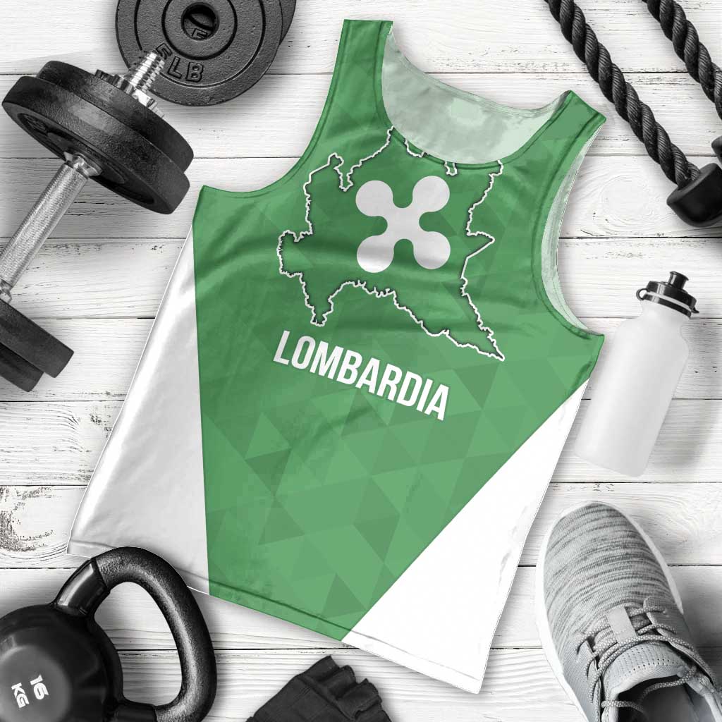 Personalized Italy Lombardy Men Tank Top Inspiration Flags Style
