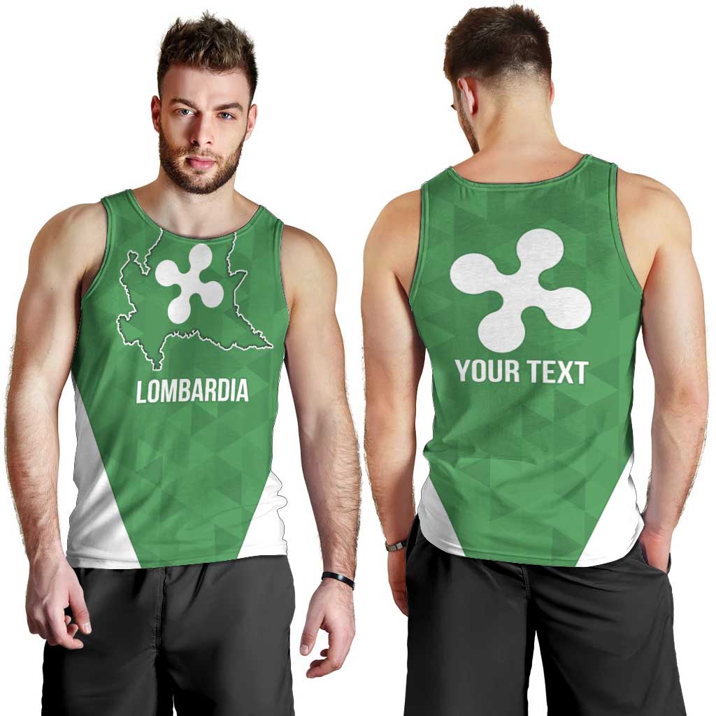 Personalized Italy Lombardy Men Tank Top Inspiration Flags Style