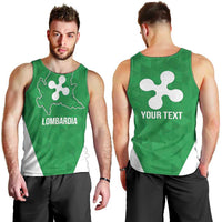 Personalized Italy Lombardy Men Tank Top Inspiration Flags Style