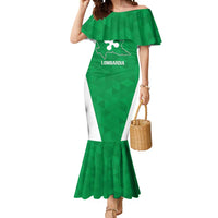 Personalized Italy Lombardy Mermaid Dress Inspiration Flags Style