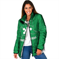 Personalized Italy Lombardy Padded Jacket Inspiration Flags Style - Wonder Print Shop