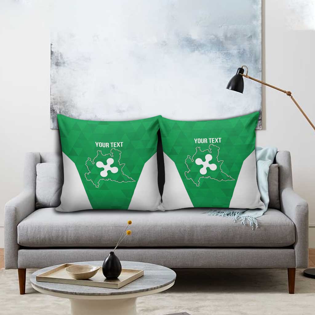 Personalized Italy Lombardy Pillow Cover Inspiration Flags Style - Wonder Print Shop