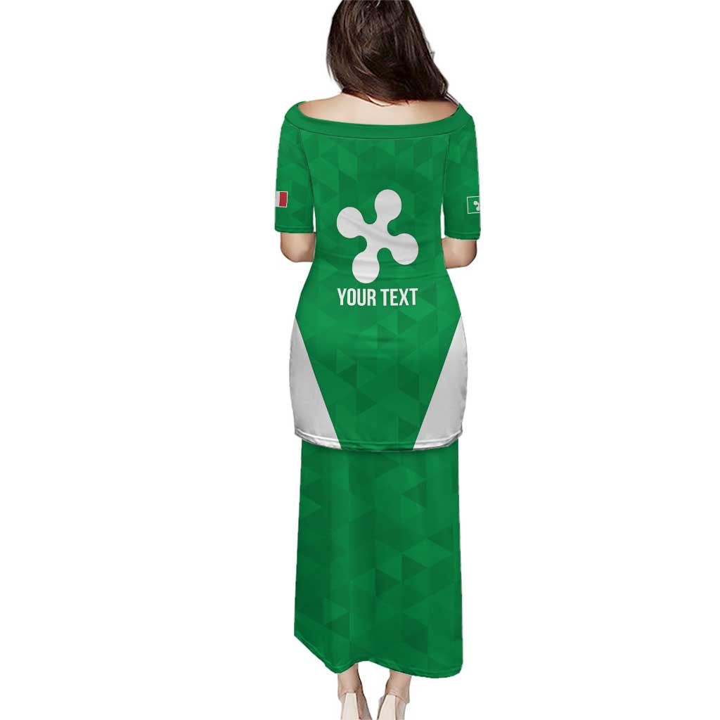 Personalized Italy Lombardy Puletasi Inspiration Flags Style