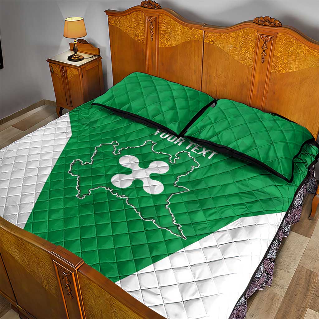Personalized Italy Lombardy Quilt Bed Set Inspiration Flags Style