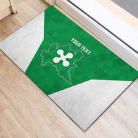 Personalized Italy Lombardy Rubber Doormat Inspiration Flags Style