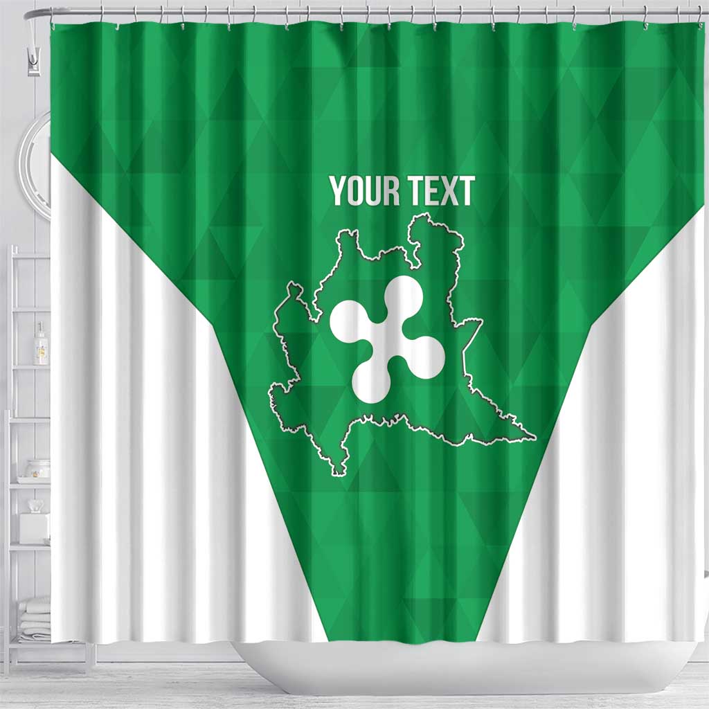 Personalized Italy Lombardy Shower Curtain Inspiration Flags Style