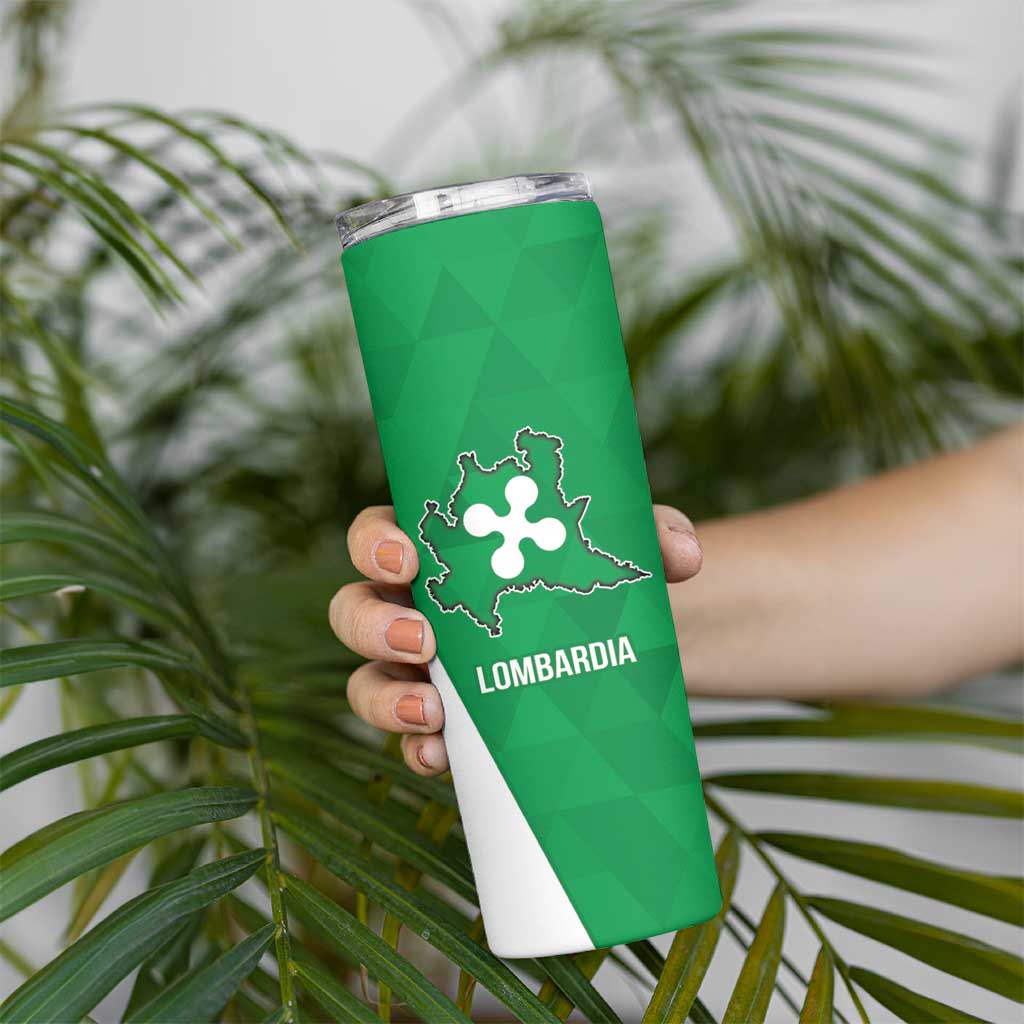 Personalized Italy Lombardy Skinny Tumbler Inspiration Flags Style