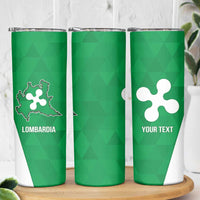 Personalized Italy Lombardy Skinny Tumbler Inspiration Flags Style