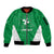 Personalized Italy Lombardy Sleeve Zip Bomber Jacket Inspiration Flags Style