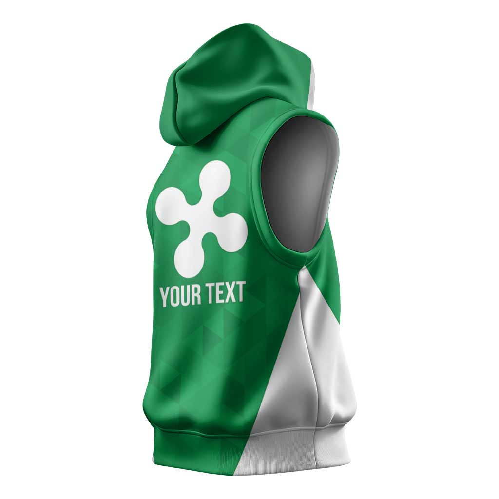 Personalized Italy Lombardy Sleeveless Hoodie Inspiration Flags Style - Wonder Print Shop