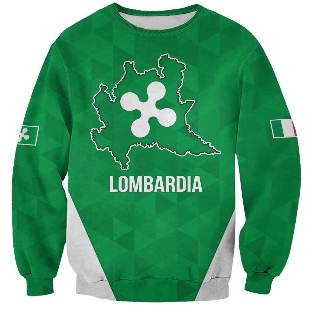 Personalized Italy Lombardy Sweatshirt Inspiration Flags Style