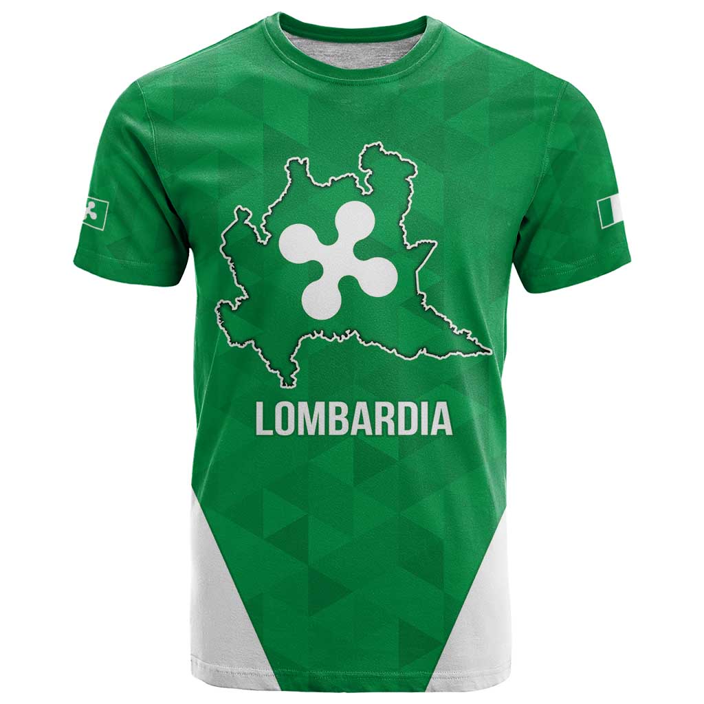 Personalized Italy Lombardy T Shirt Inspiration Flags Style