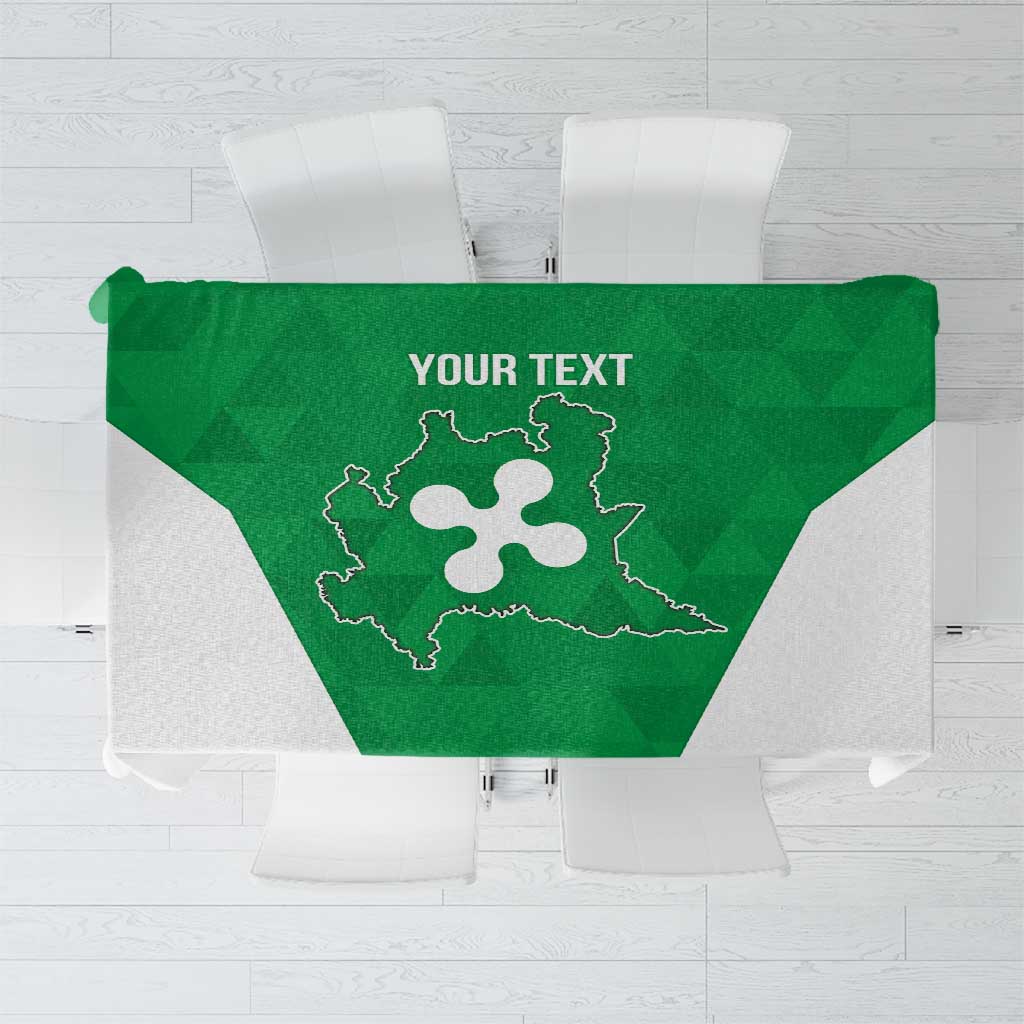 Personalized Italy Lombardy Tablecloth Inspiration Flags Style