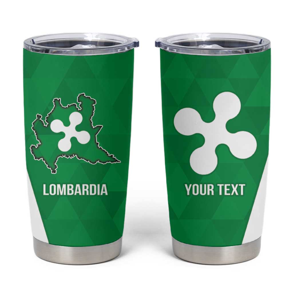 Personalized Italy Lombardy Tumbler Cup Inspiration Flags Style