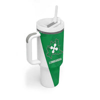 Personalized Italy Lombardy Tumbler With Handle Inspiration Flags Style