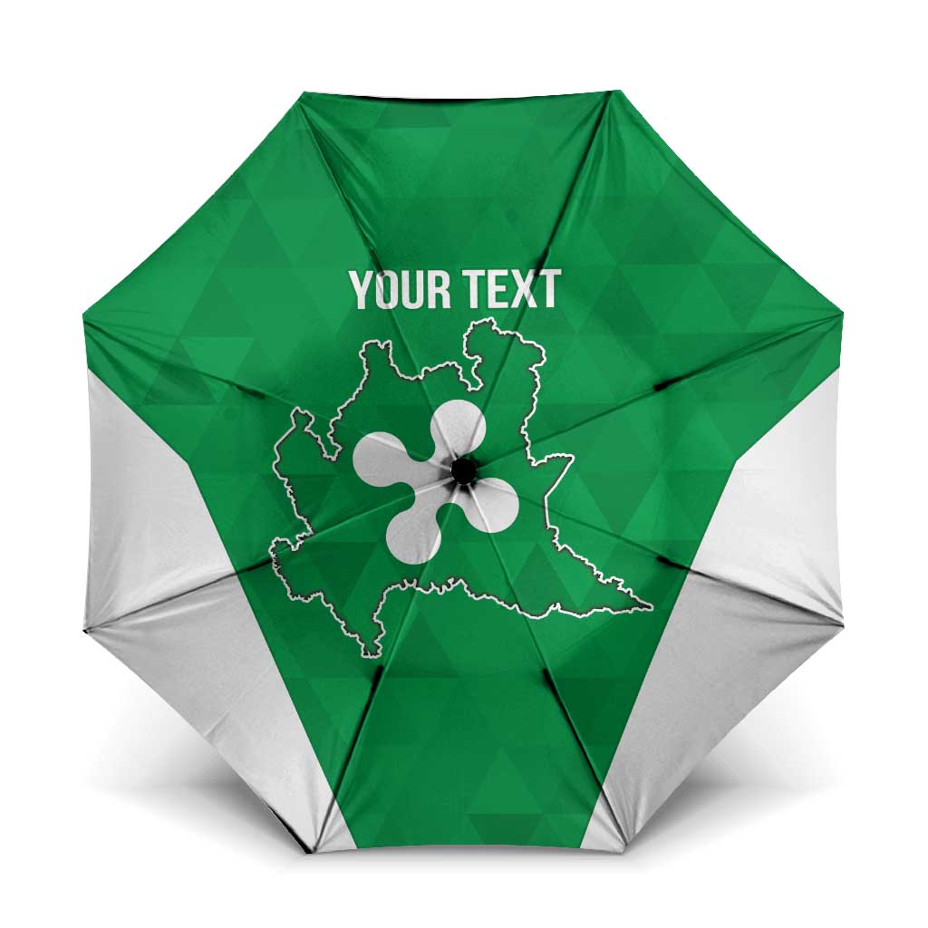 Personalized Italy Lombardy Umbrella Inspiration Flags Style - Wonder Print Shop