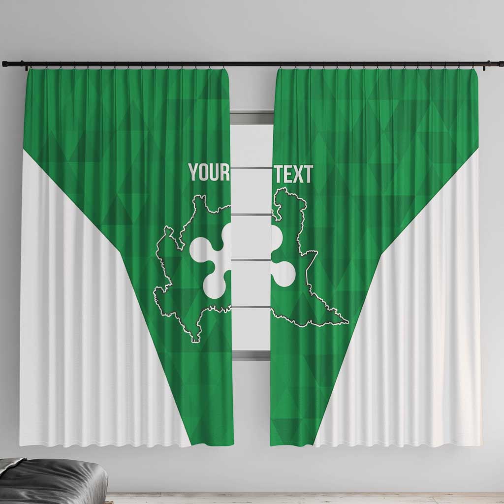 Personalized Italy Lombardy Window Curtain Inspiration Flags Style