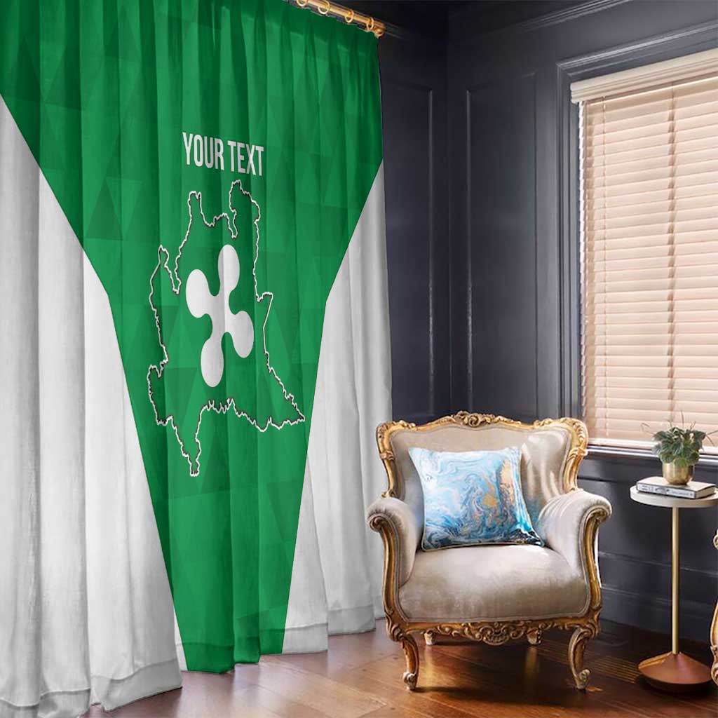 Personalized Italy Lombardy Window Curtain Inspiration Flags Style