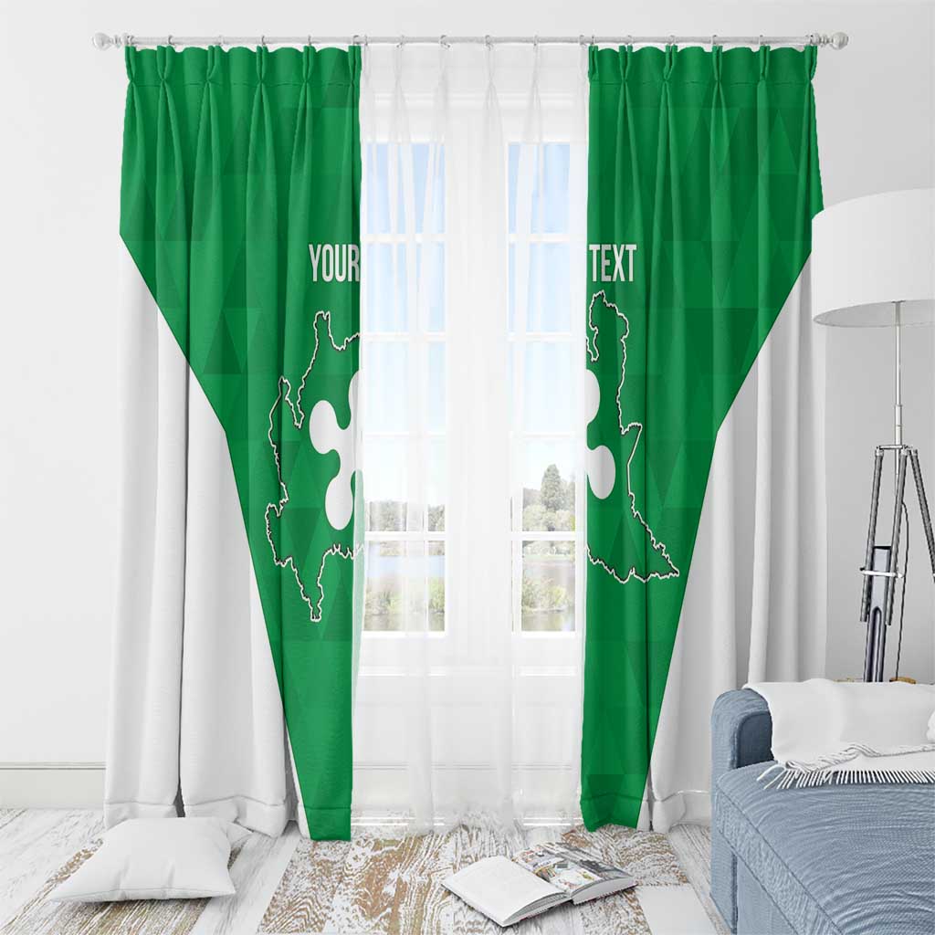 Personalized Italy Lombardy Window Curtain Inspiration Flags Style