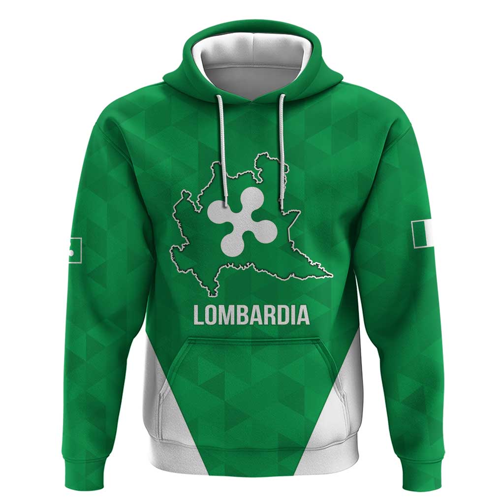Personalized Italy Lombardy Zip Hoodie Inspiration Flags Style
