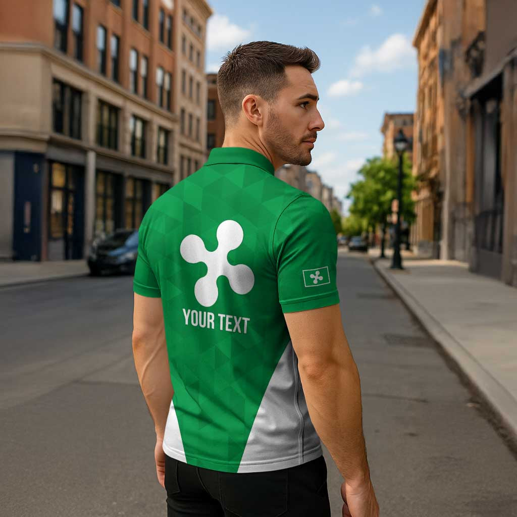 Personalized Italy Lombardy Zipper Polo Shirt Inspiration Flags Style - Wonder Print Shop