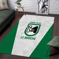 Personalized Italy Marche Area Rug Inspiration Flags Style