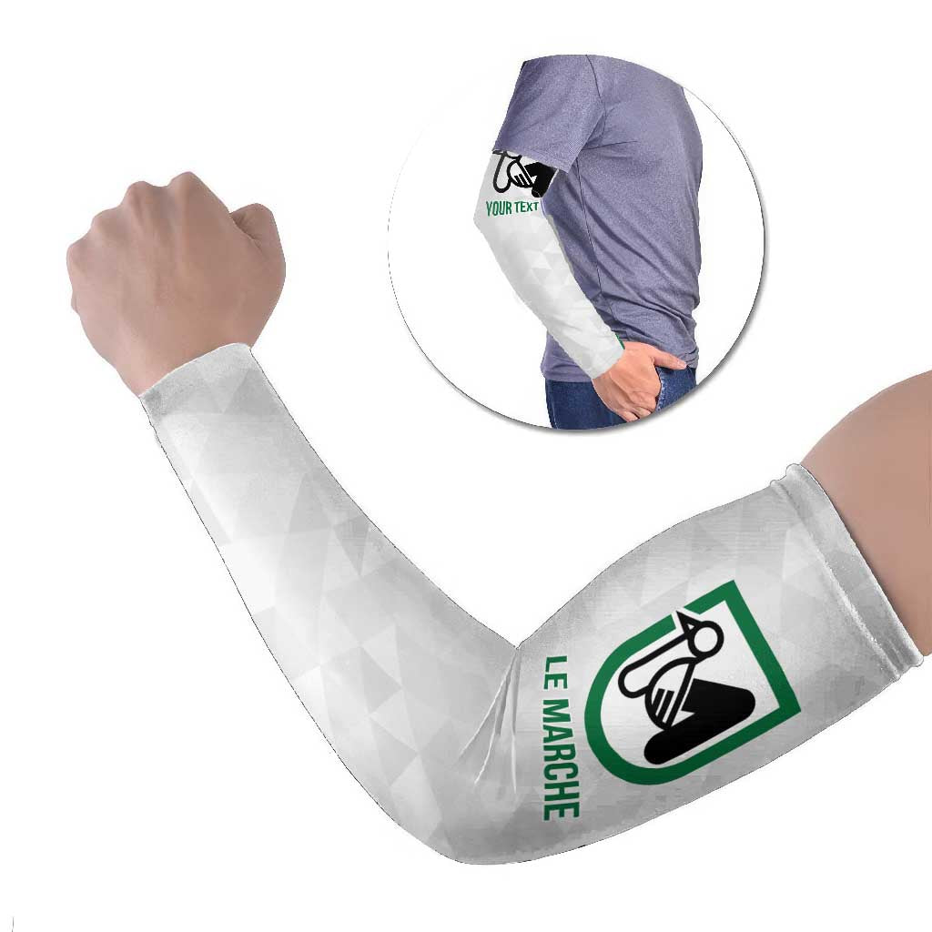 Personalized Italy Marche Arm Sleeves Inspiration Flags Style - Wonder Print Shop