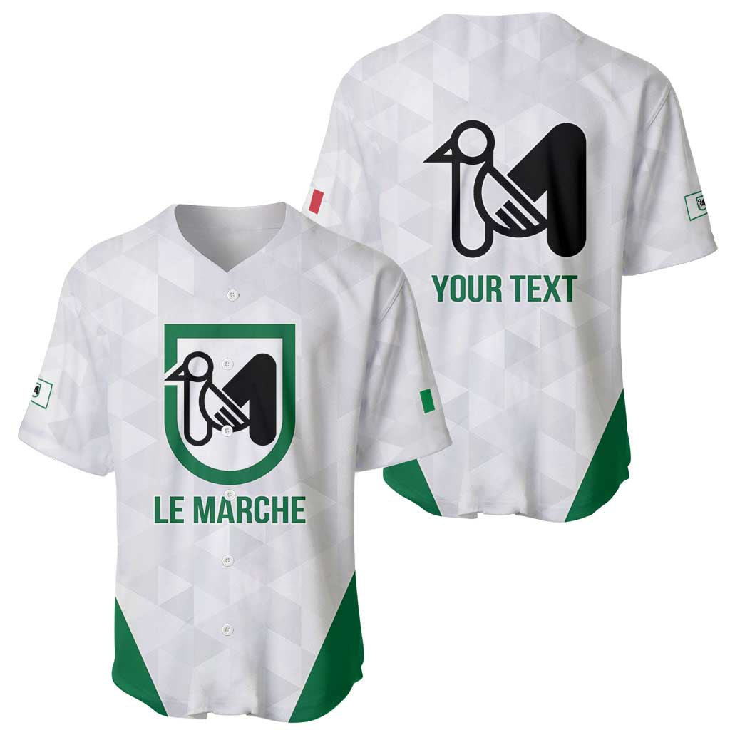 Personalized Italy Marche Baseball Jersey Inspiration Flags Style