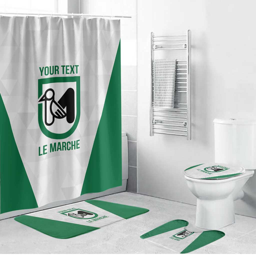 Personalized Italy Marche Bathroom Set Inspiration Flags Style - Wonder Print Shop