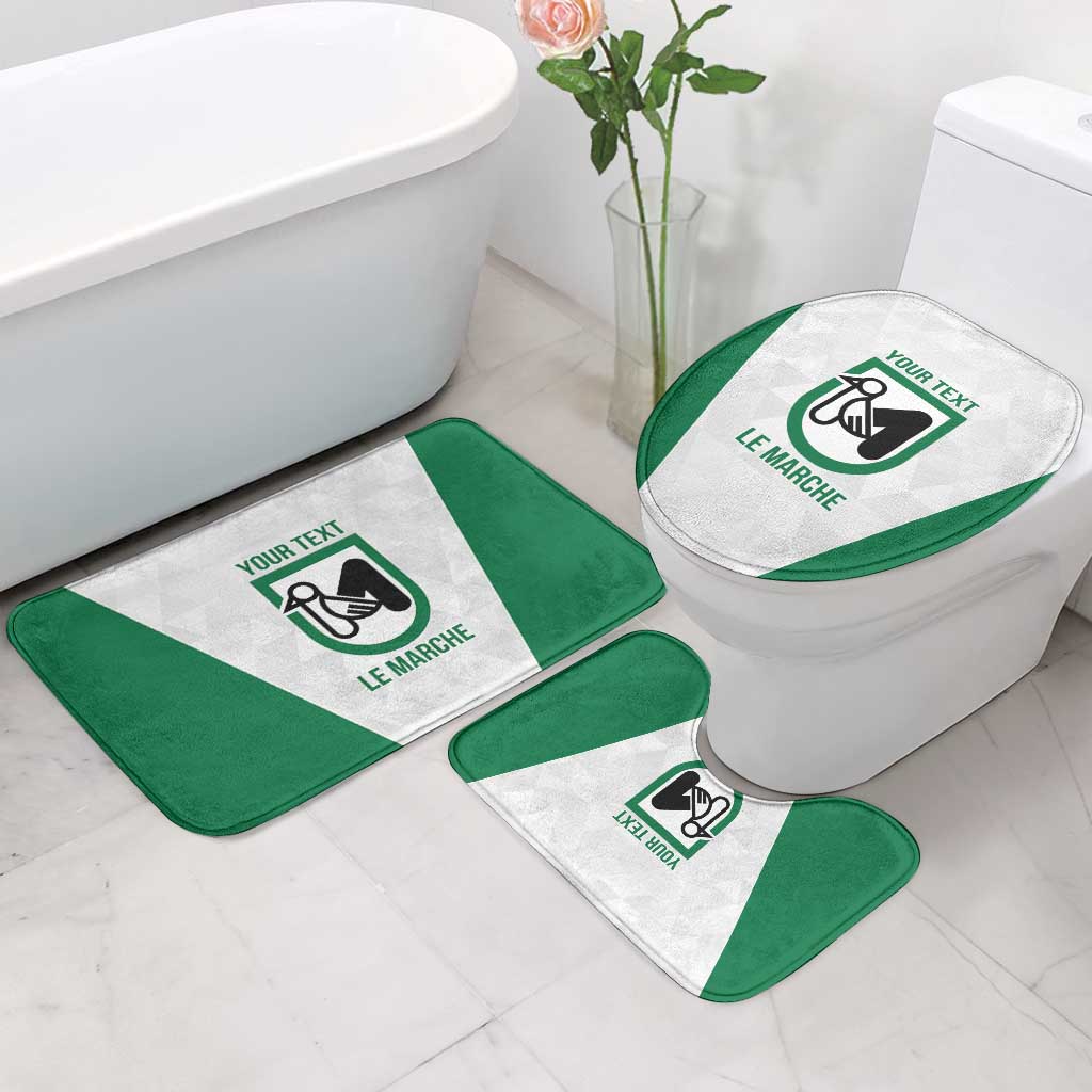 Personalized Italy Marche Bathroom Set Inspiration Flags Style - Wonder Print Shop