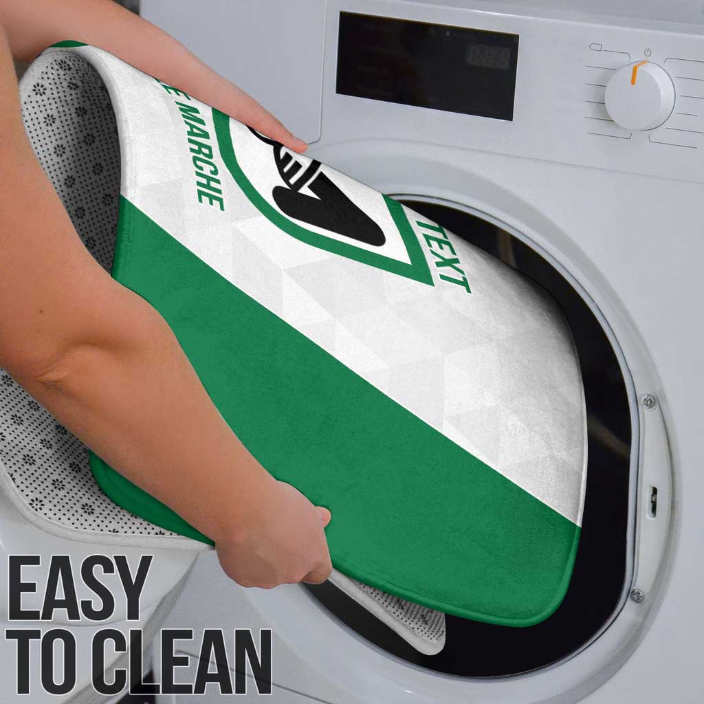 Personalized Italy Marche Bathroom Set Inspiration Flags Style - Wonder Print Shop