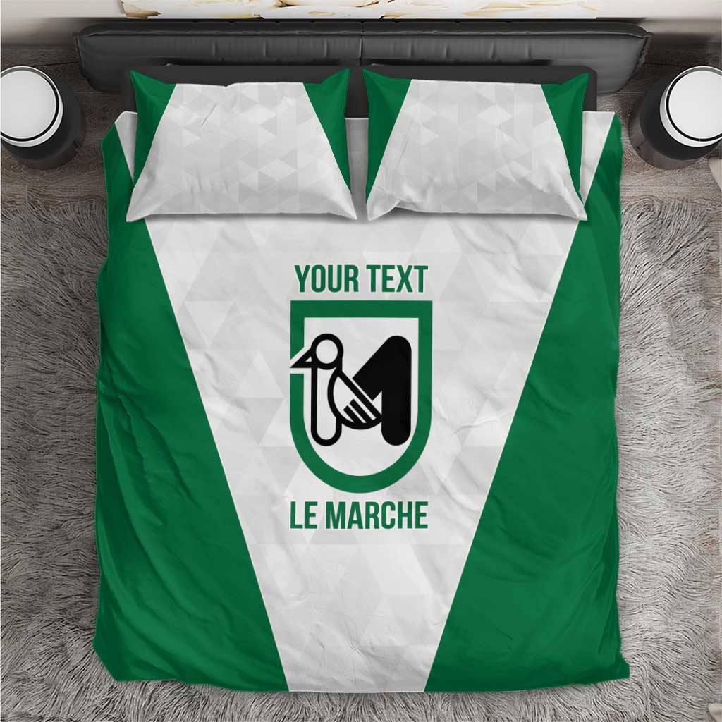 Personalized Italy Marche Bedding Set Inspiration Flags Style