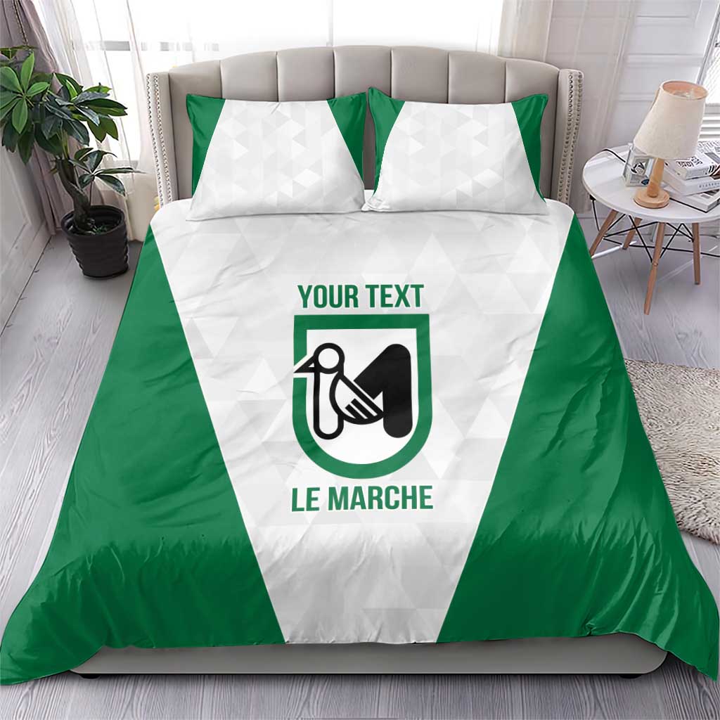 Personalized Italy Marche Bedding Set Inspiration Flags Style