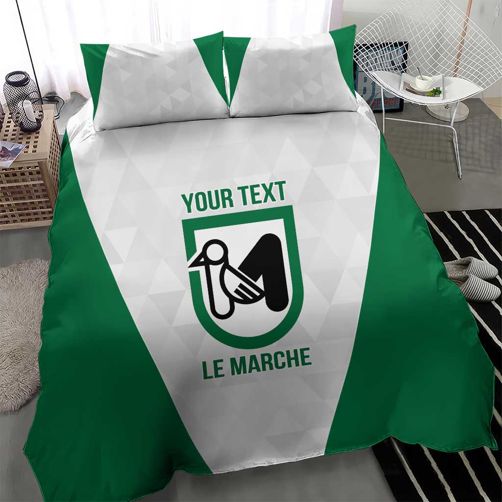 Personalized Italy Marche Bedding Set Inspiration Flags Style