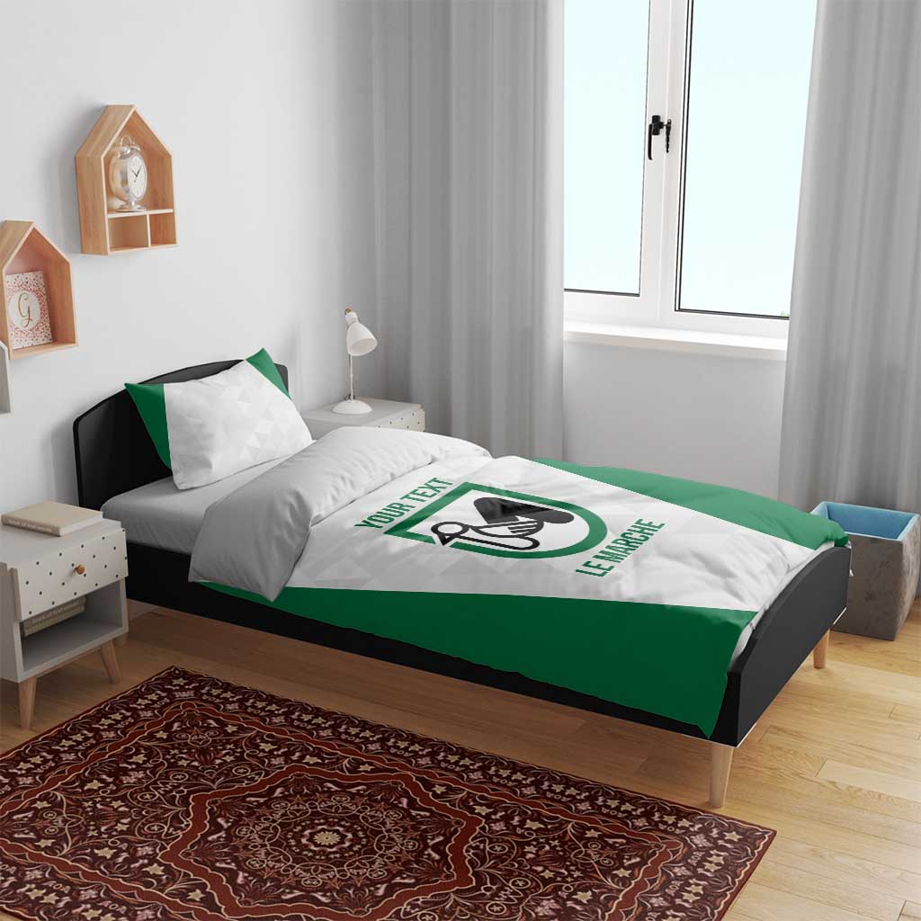 Personalized Italy Marche Bedding Set Inspiration Flags Style