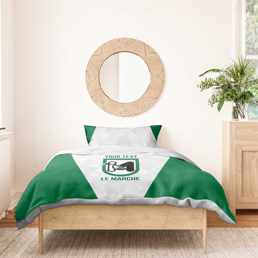 Personalized Italy Marche Bedding Set Inspiration Flags Style