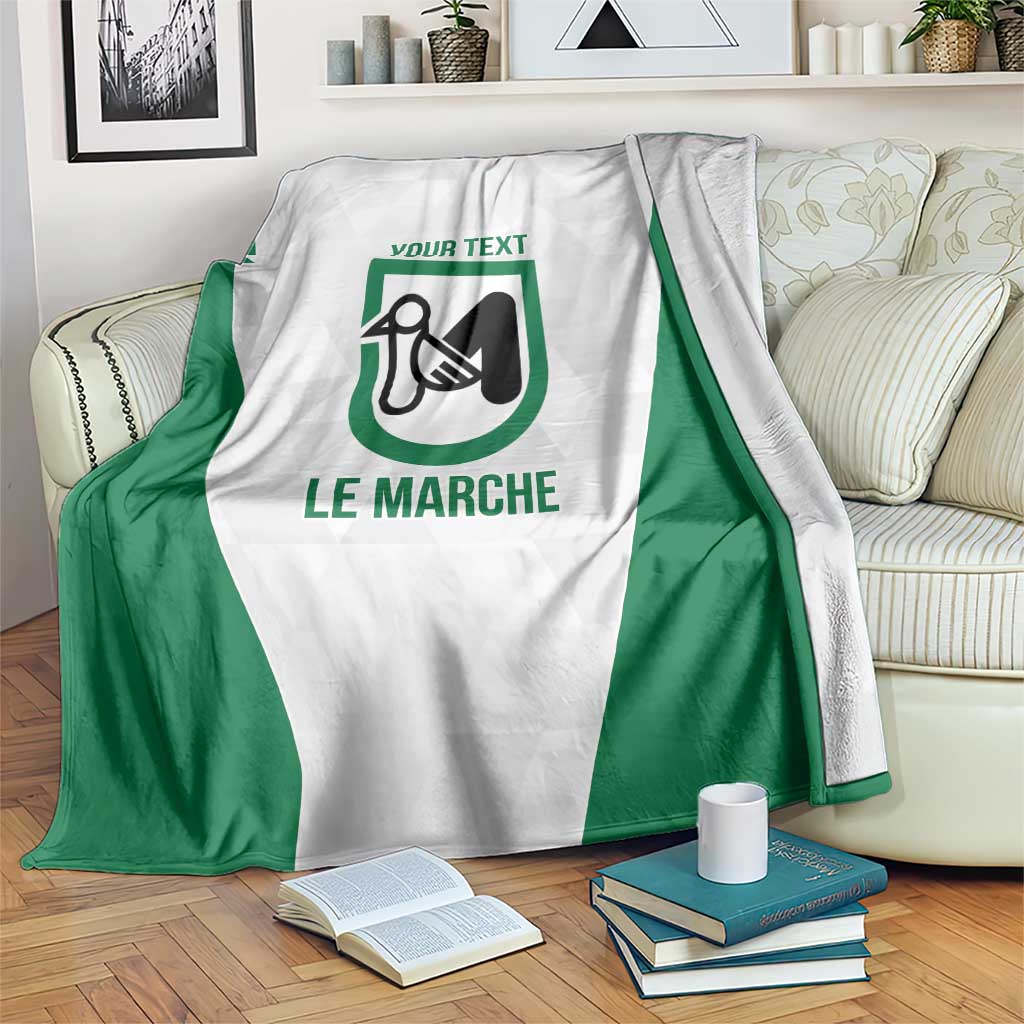 Personalized Italy Marche Blanket Inspiration Flags Style