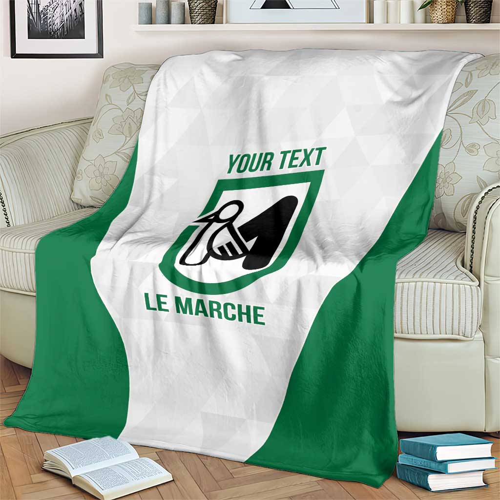 Personalized Italy Marche Blanket Inspiration Flags Style