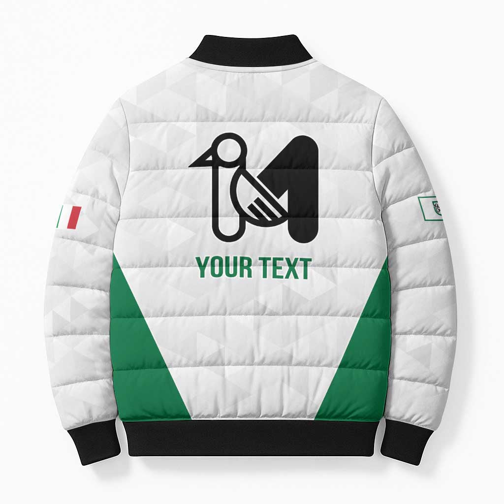 Personalized Italy Marche Bomber Puffer Jacket Inspiration Flags Style - Wonder Print Shop