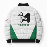 Personalized Italy Marche Bomber Puffer Jacket Inspiration Flags Style - Wonder Print Shop