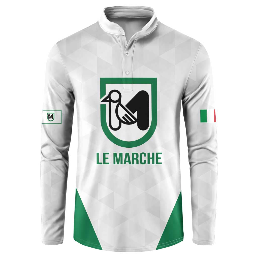Personalized Italy Marche Button Sweatshirt Inspiration Flags Style