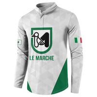 Personalized Italy Marche Button Sweatshirt Inspiration Flags Style