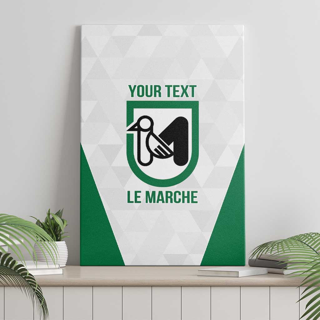 Personalized Italy Marche Canvas Wall Art Inspiration Flags Style