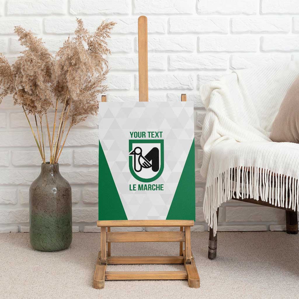 Personalized Italy Marche Canvas Wall Art Inspiration Flags Style
